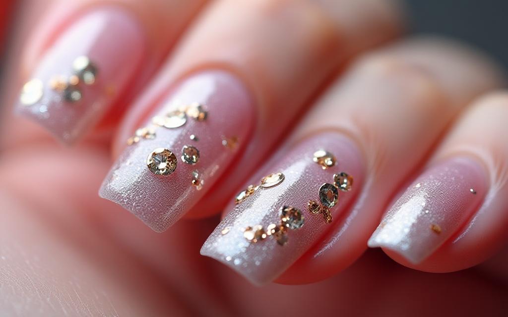 화려한 파츠와 드로잉이 돋보이는 스페셜 네일아트